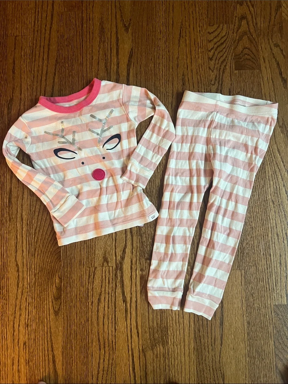 3 snug fit sets of PJs- Gap and Old Navy